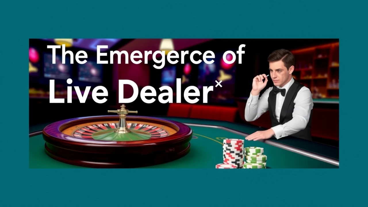 The Emergence of Live Dealer Online Casino Gambling Games